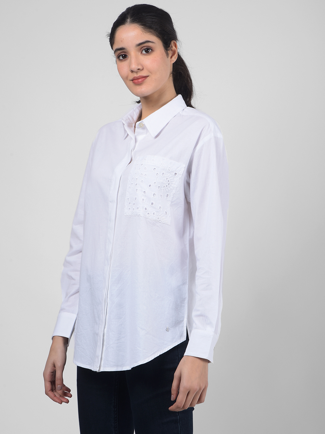 Numero Uno Women Solid White Shirt